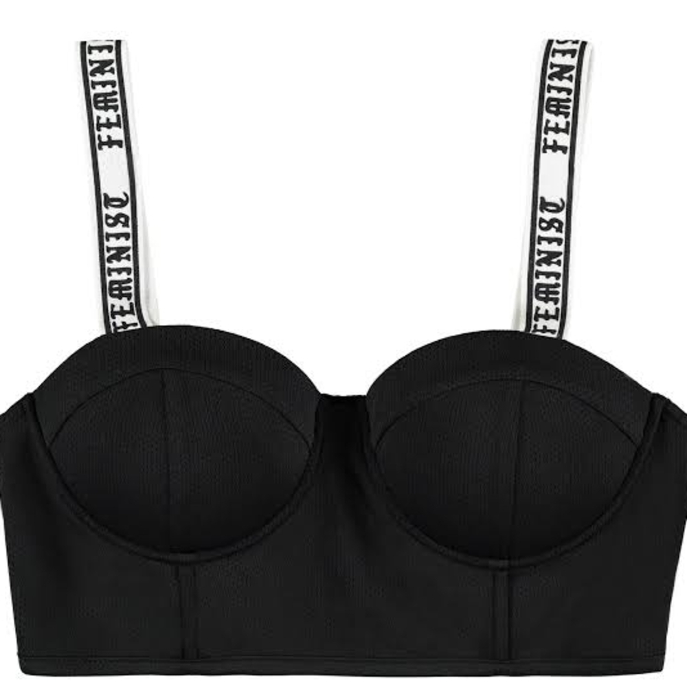 Forever 21 "Feminist" Bralette Size Small
